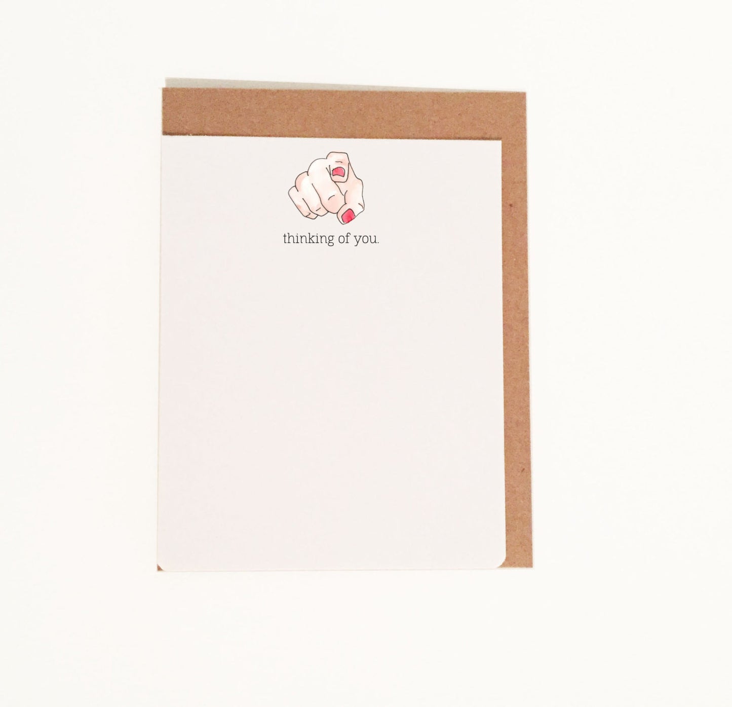 Thinking of You Flat Note Card