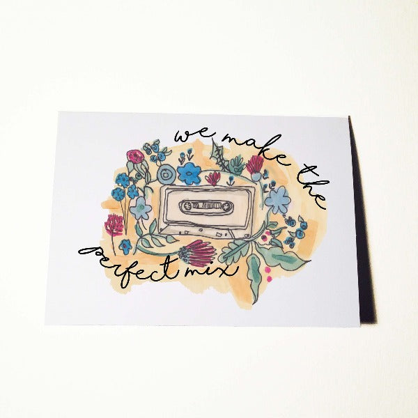 Perfect Mix Music Lovers Card