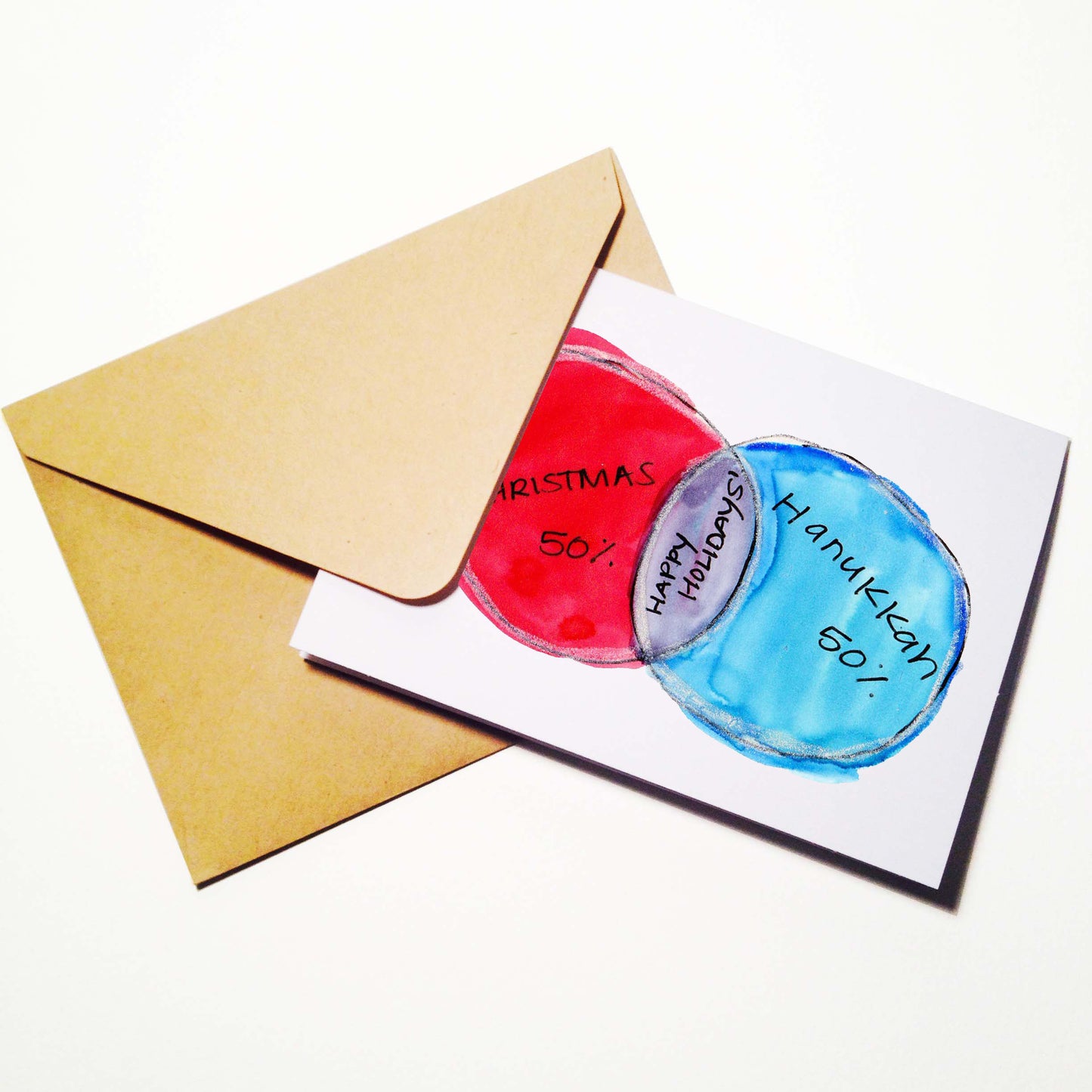 Split Holidays Card