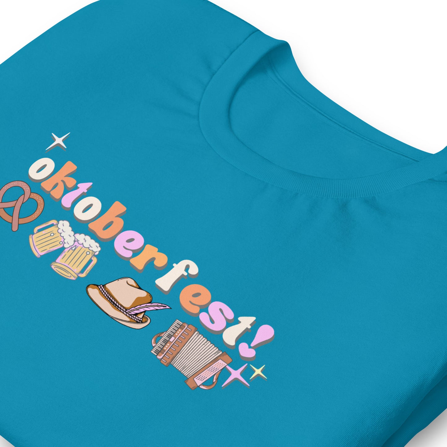 Bavarian Delight Oktoberfest T-Shirt: Pretzels, Beer, and Fun!