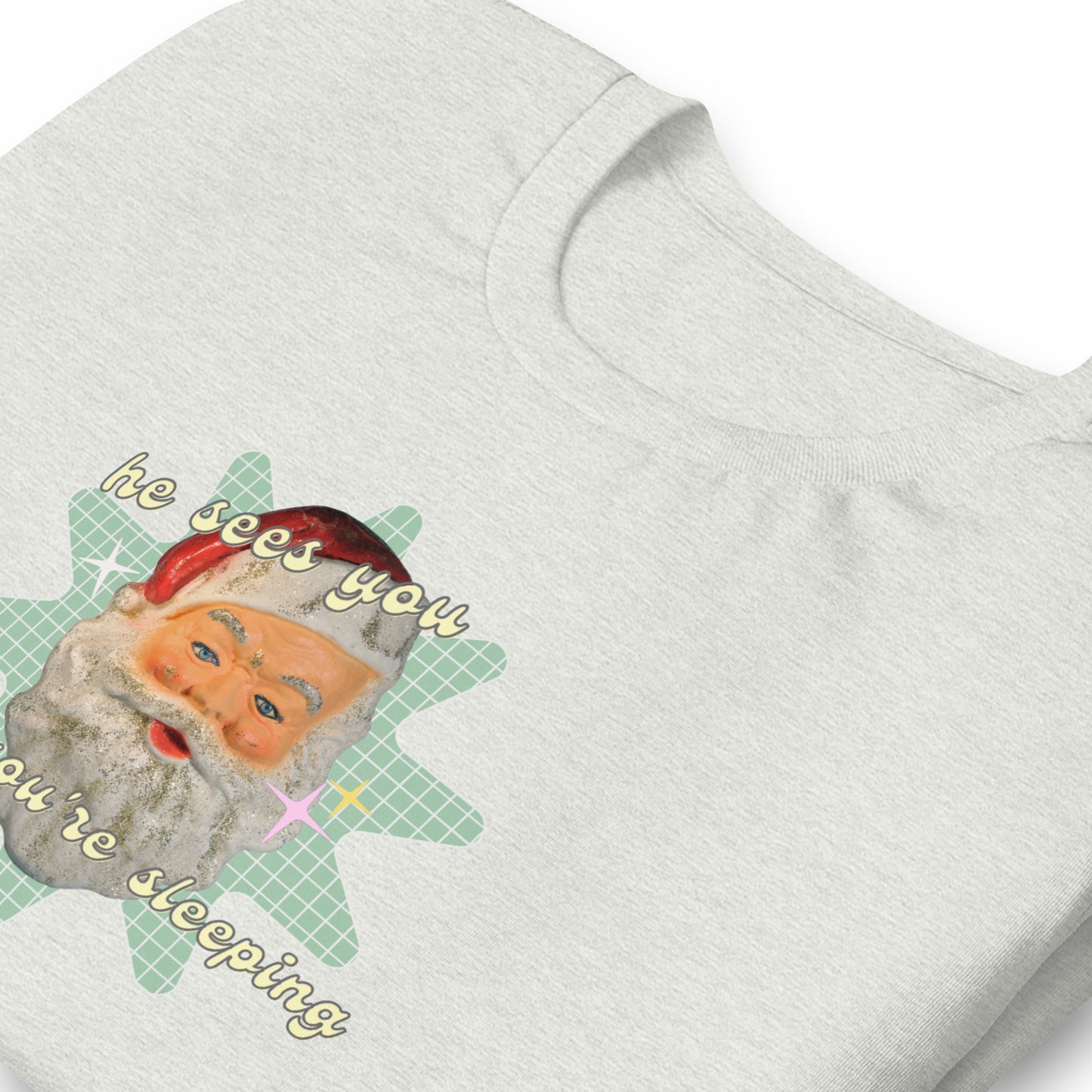 Creepy Santa Christmas T-Shirt | Funny and Eerie Holiday Tee