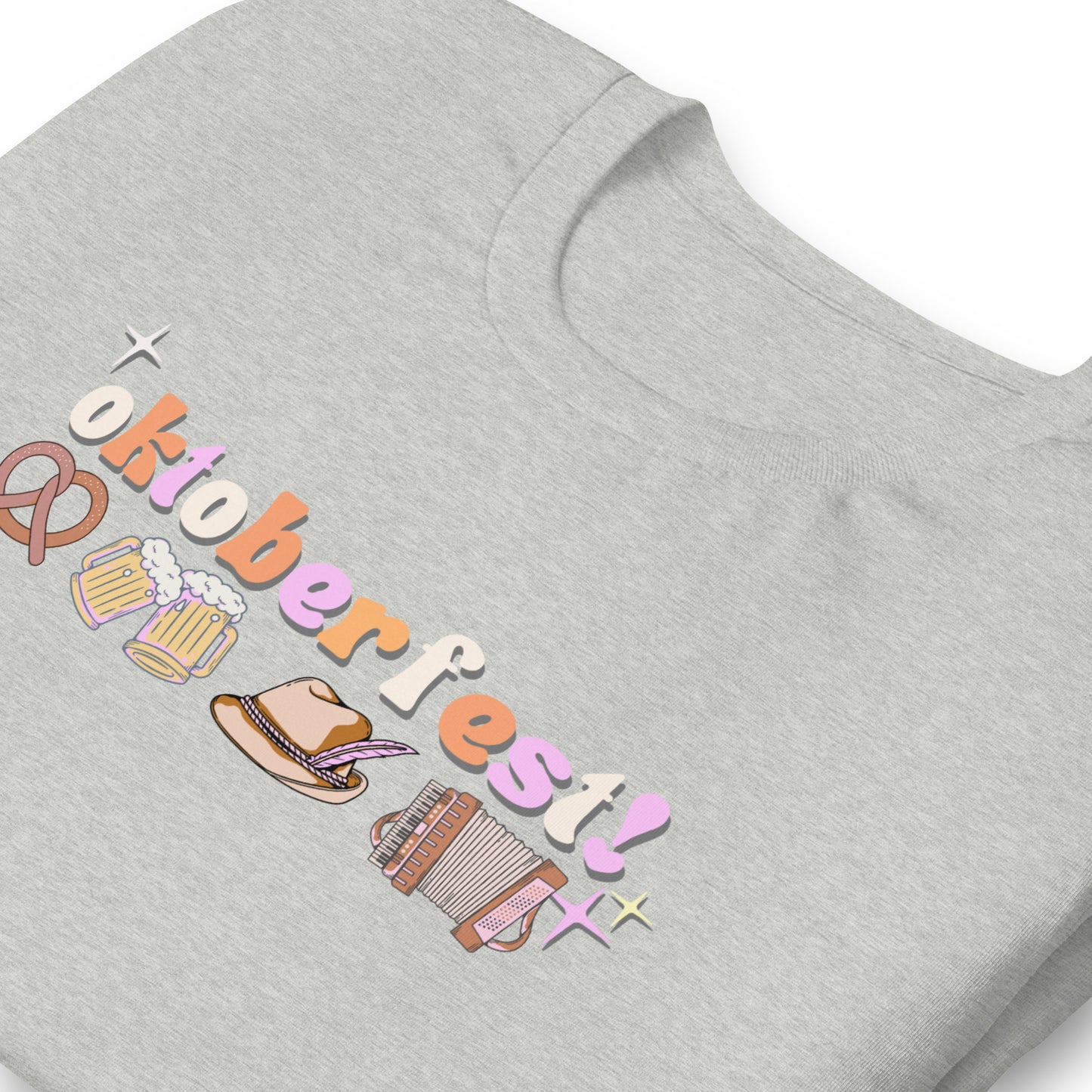 Bavarian Delight Oktoberfest T-Shirt: Pretzels, Beer, and Fun!