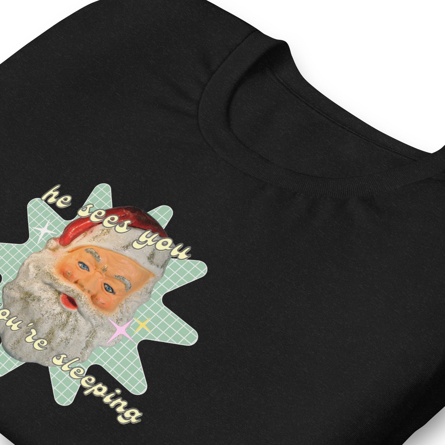Creepy Santa Christmas T-Shirt | Funny and Eerie Holiday Tee