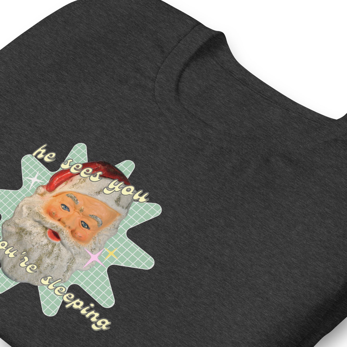 Creepy Santa Christmas T-Shirt | Funny and Eerie Holiday Tee