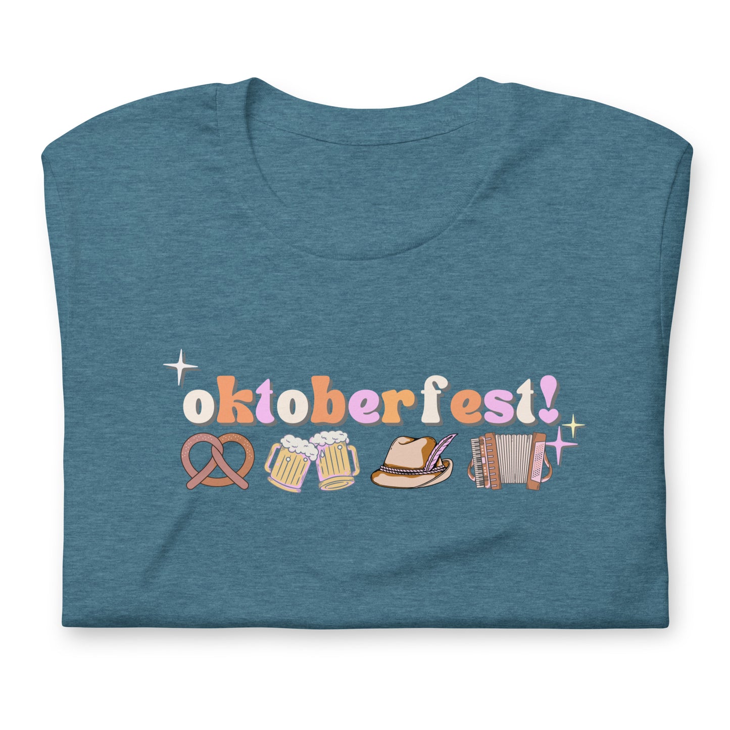 Bavarian Delight Oktoberfest T-Shirt: Pretzels, Beer, and Fun!