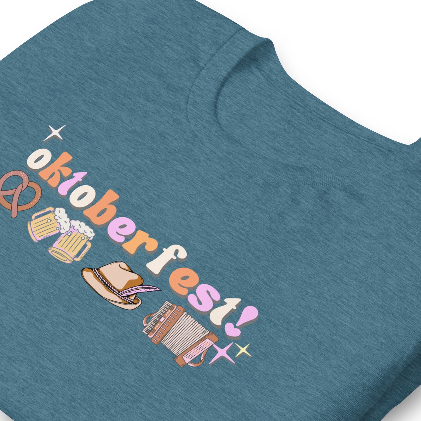 Bavarian Delight Oktoberfest T-Shirt: Pretzels, Beer, and Fun!