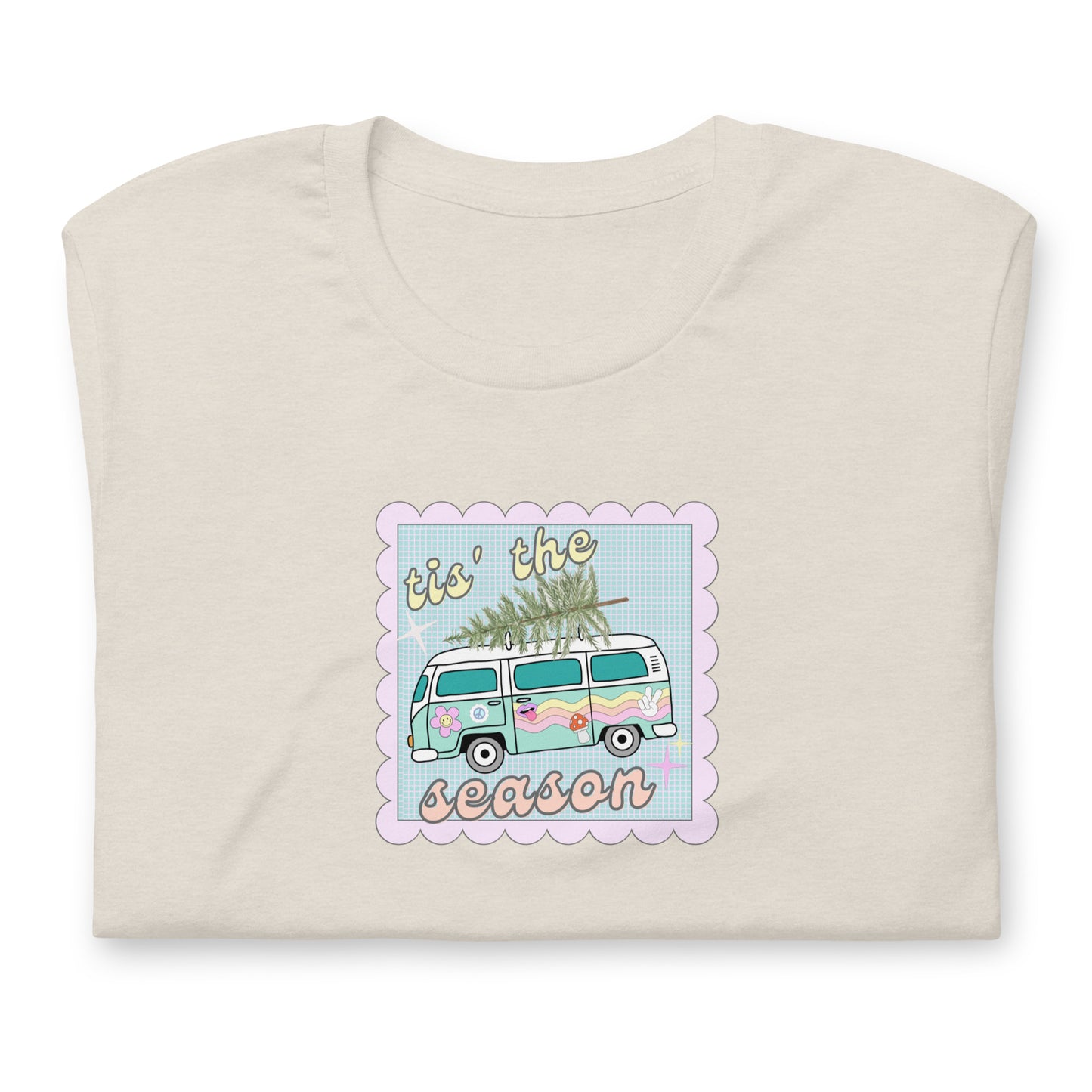 Tis' The Season Hippie Holiday T-shirt