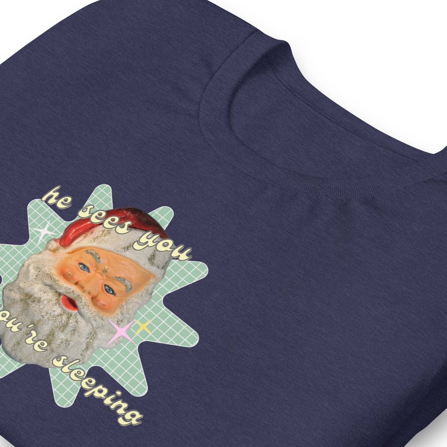 Creepy Santa Christmas T-Shirt | Funny and Eerie Holiday Tee