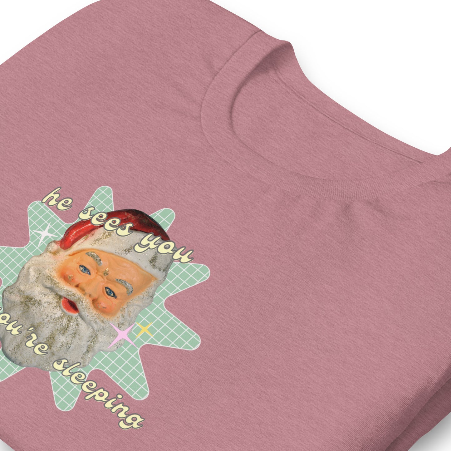 Creepy Santa Christmas T-Shirt | Funny and Eerie Holiday Tee