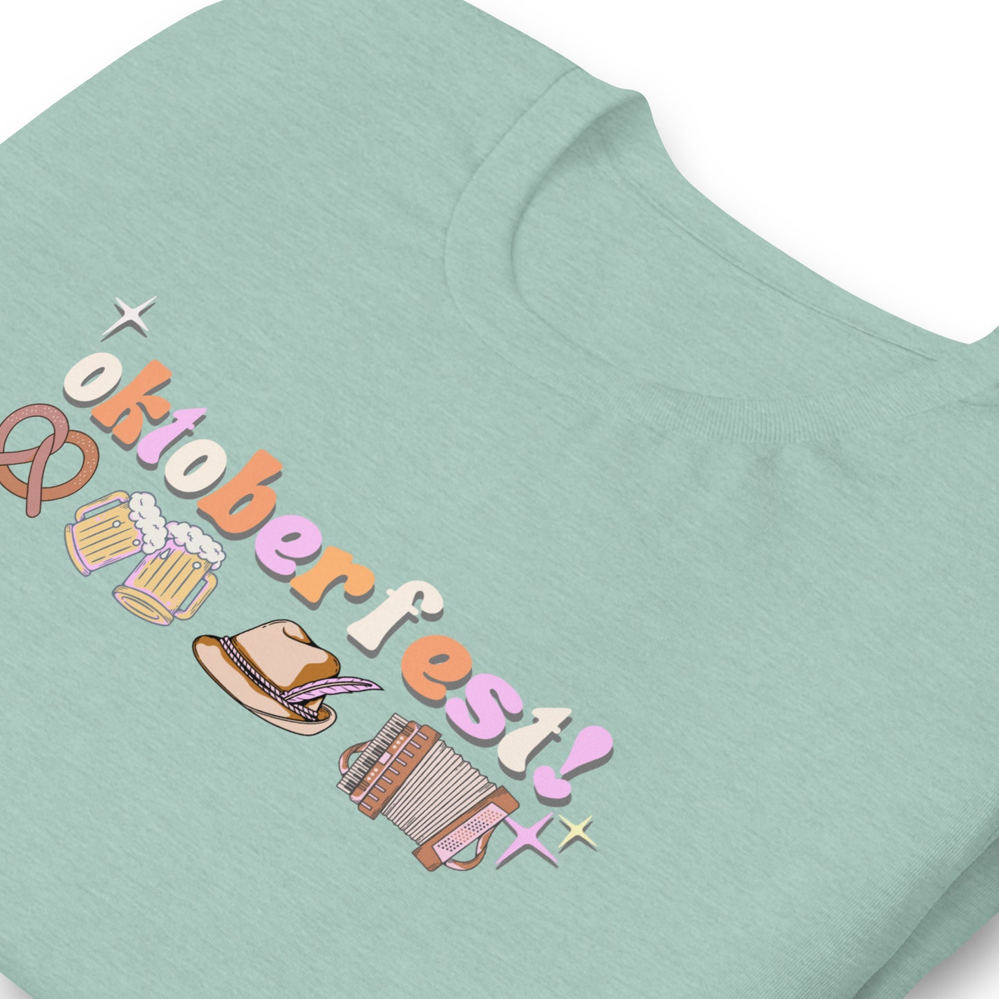 Bavarian Delight Oktoberfest T-Shirt: Pretzels, Beer, and Fun!