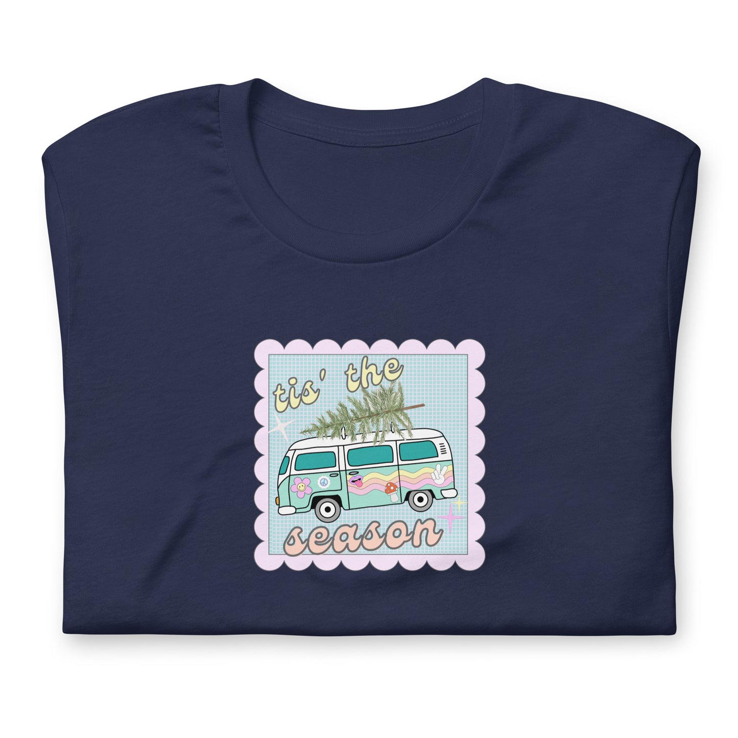 Tis' The Season Hippie Holiday T-shirt