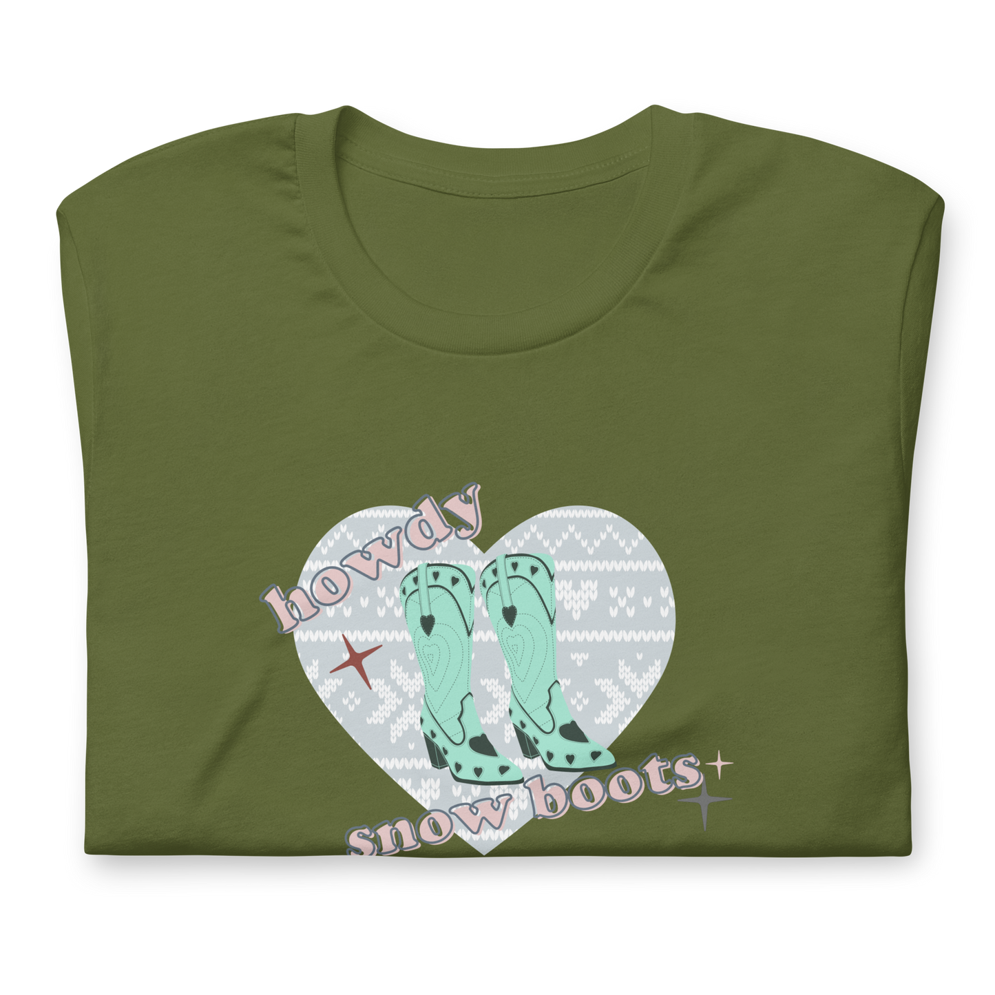 Howdy Snow Boots T-Shirt