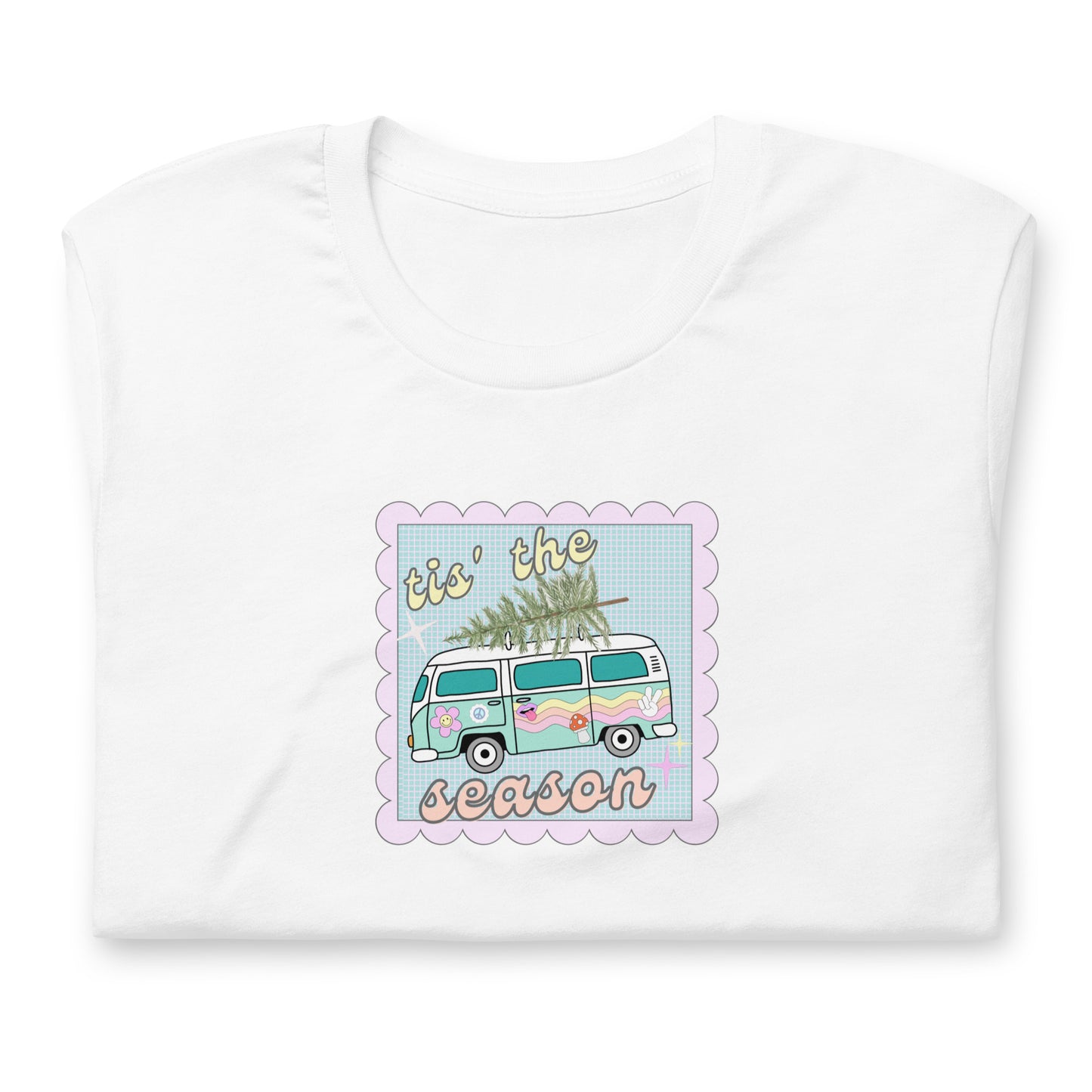 Tis' The Season Hippie Holiday T-shirt