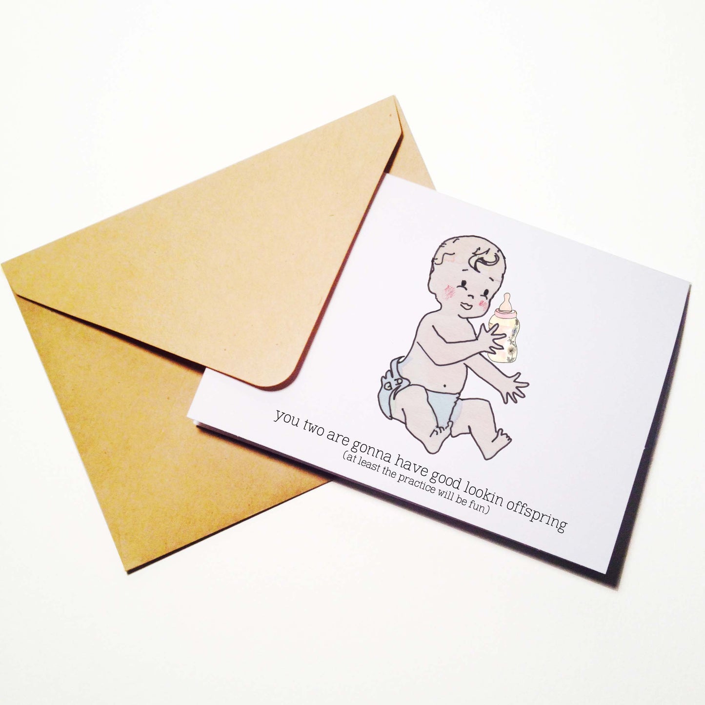 Honeymoon Baby Making Card