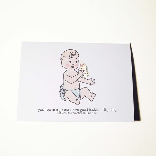 Honeymoon Baby Making Card