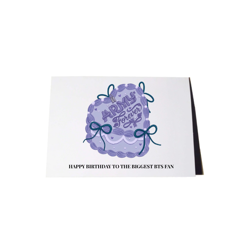 Ratbone Skinny Biggest BTS Fan Birthday Card