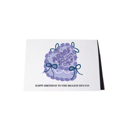 Ratbone Skinny Biggest BTS Fan Birthday Card