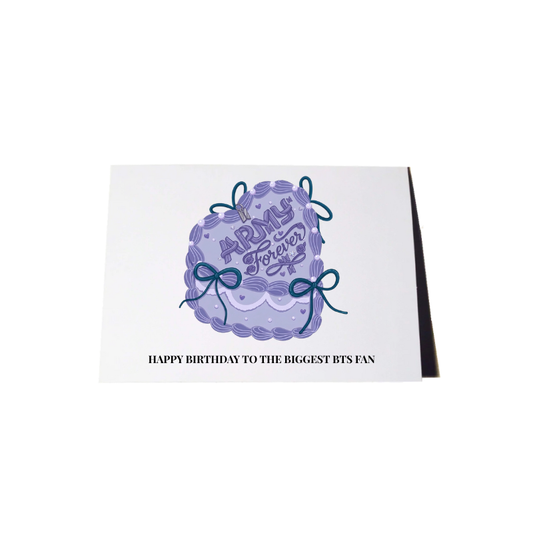 Ratbone Skinny Biggest BTS Fan Birthday Card