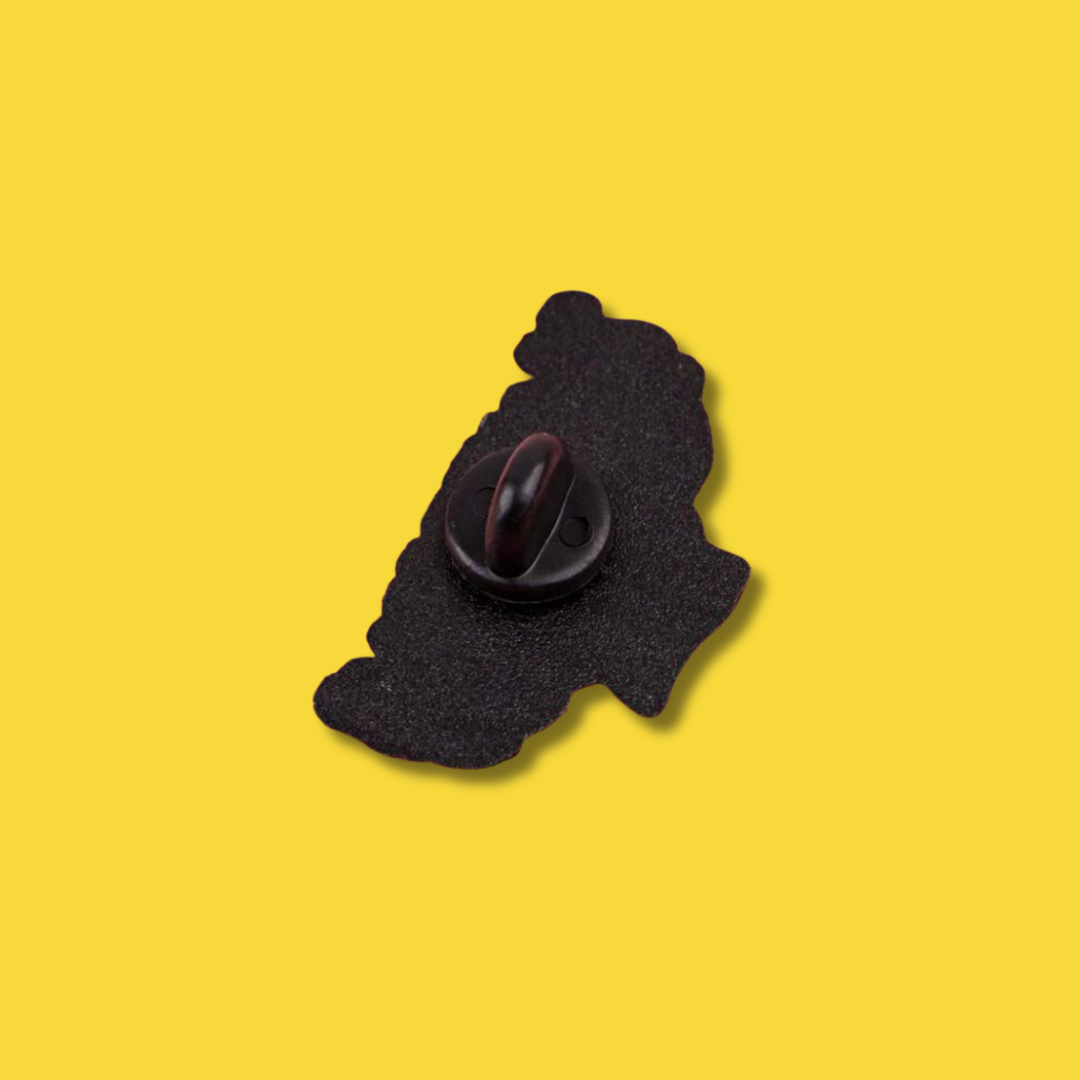 Unacceptable! Sour, Funny, and Grumpy Lemon Character Animation or Cartoon Badge and Lapel Enamel Pin