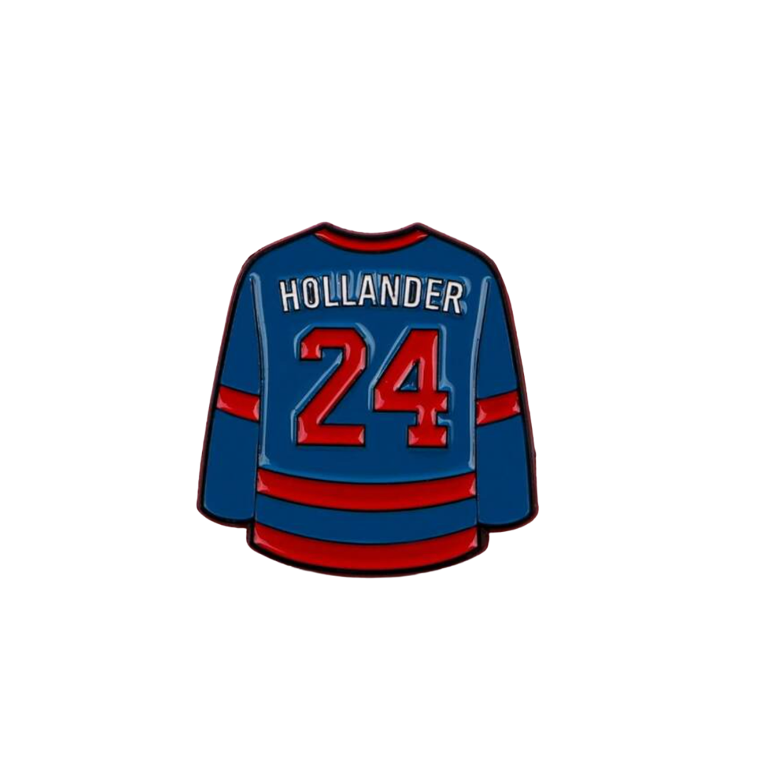 Heated Rivalry Bookish Shane Hollander #24 Montreal Metros Hollanov Hockey Romance Readers & BookTok Fans Romance Jersey Enamel Lapel Badge Pin