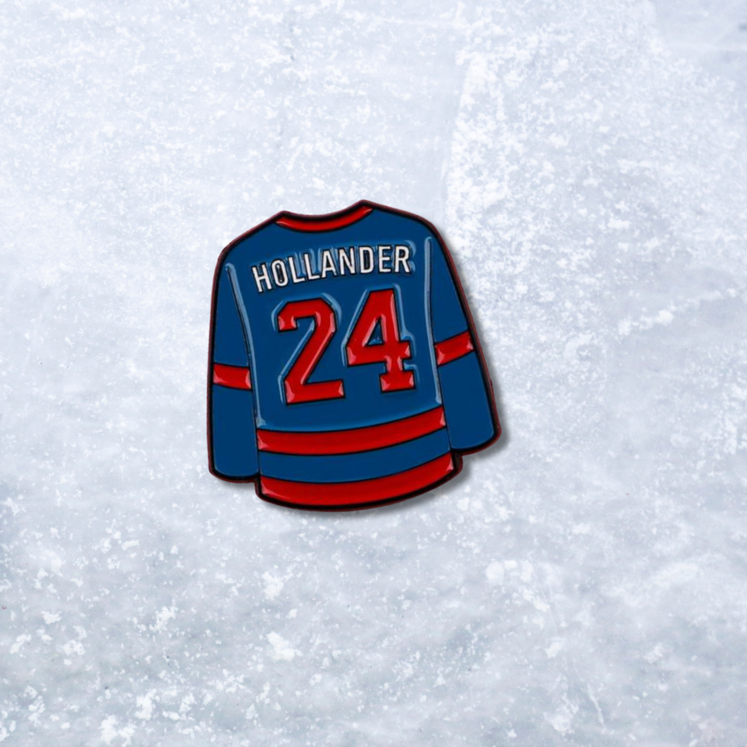 Heated Rivalry Bookish Shane Hollander #24 Montreal Metros Hollanov Hockey Romance Readers & BookTok Fans Romance Jersey Enamel Lapel Badge Pin