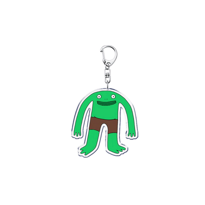 Ratbone Skinny I'm Mr. Frog Witty and Chaotic Fans Art or Unique TV Meme for Funny Adult Animation Acrylic Keychain or Bag Charm and Key Ring