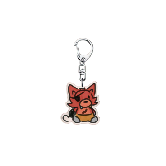 Five Nights at Freddy's Fan Out-of-Order Pirate Rusty Animatronic Fox Acrylic Keychain or Horror Indie Game Inspired Charm
