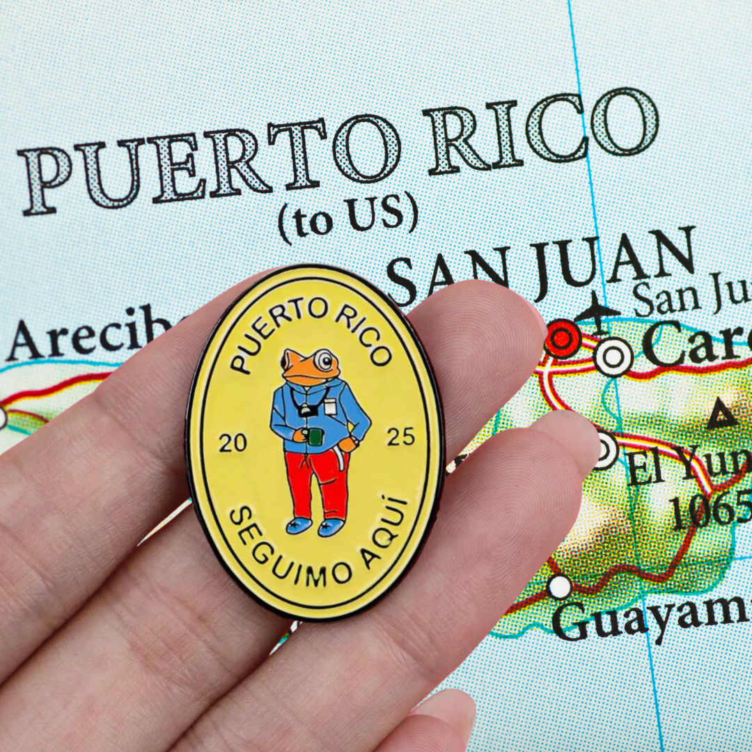 Puerto Rico Heritage Boricua Pride & Island Resilience and Caribbean Culture Collectible Enamel Pin