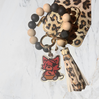Five Nights at Freddy's Fan Out-of-Order Pirate Rusty Animatronic Fox Acrylic Keychain or Horror Indie Game Inspired Charm