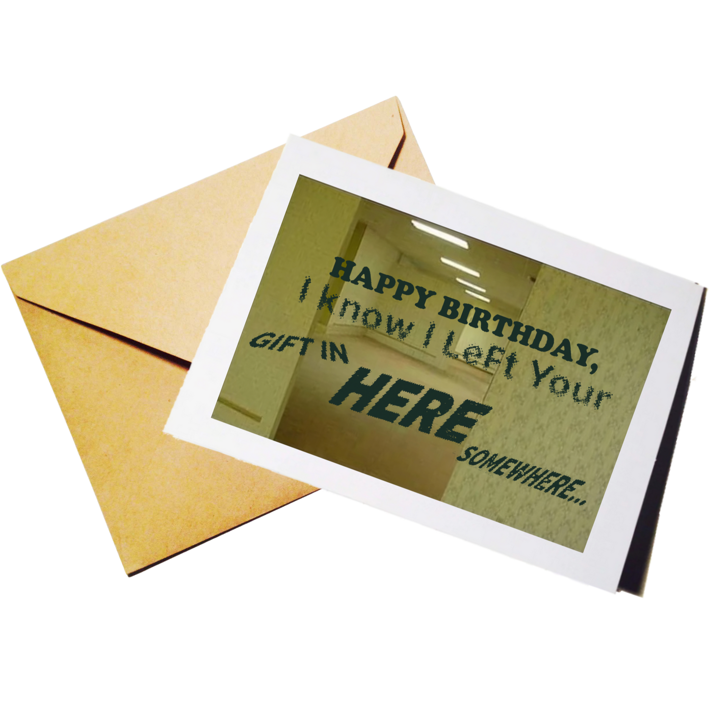 The Backrooms Birthday Greeting Card