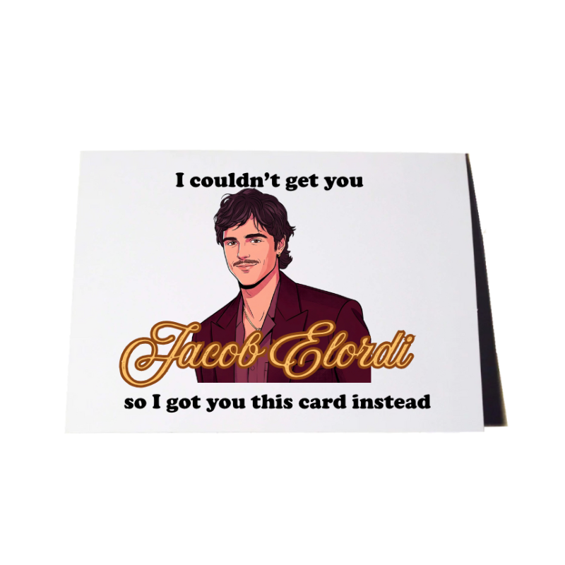 Jacob Elordi Happy Birthday Card