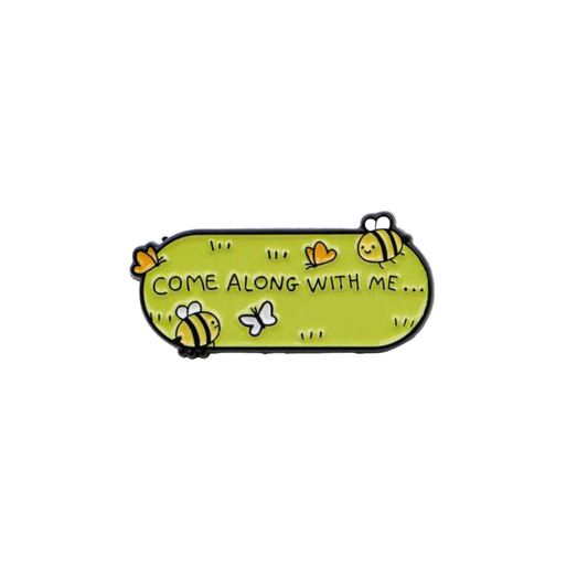 Come Along With Me Song from Iconic Nostalgic Adventure Animation Fan Art Enamel Pin Brooch