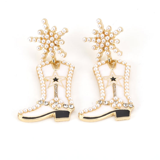 Cowgirl Boots Earrings