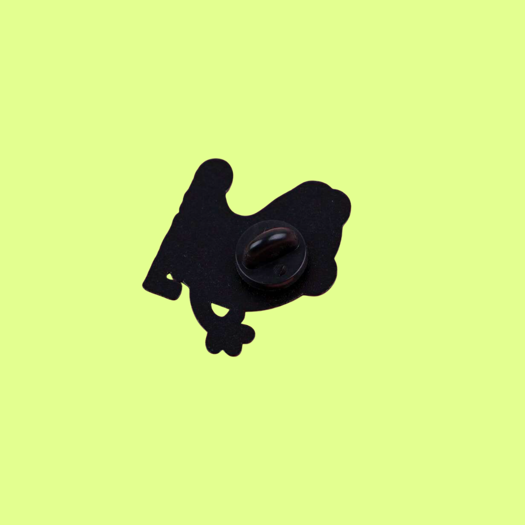 Funny Lizard Meme Enamel Pin for Backpacks "Brain Rot" TikTok Brooch Custom Aesthetic Lapel Pin for Meme Lovers