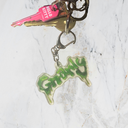Green Katseye Gnarly Global Pop Star Acrylic Keychain Aesthetic Girl Group Soft Is Strong Inspired Charm