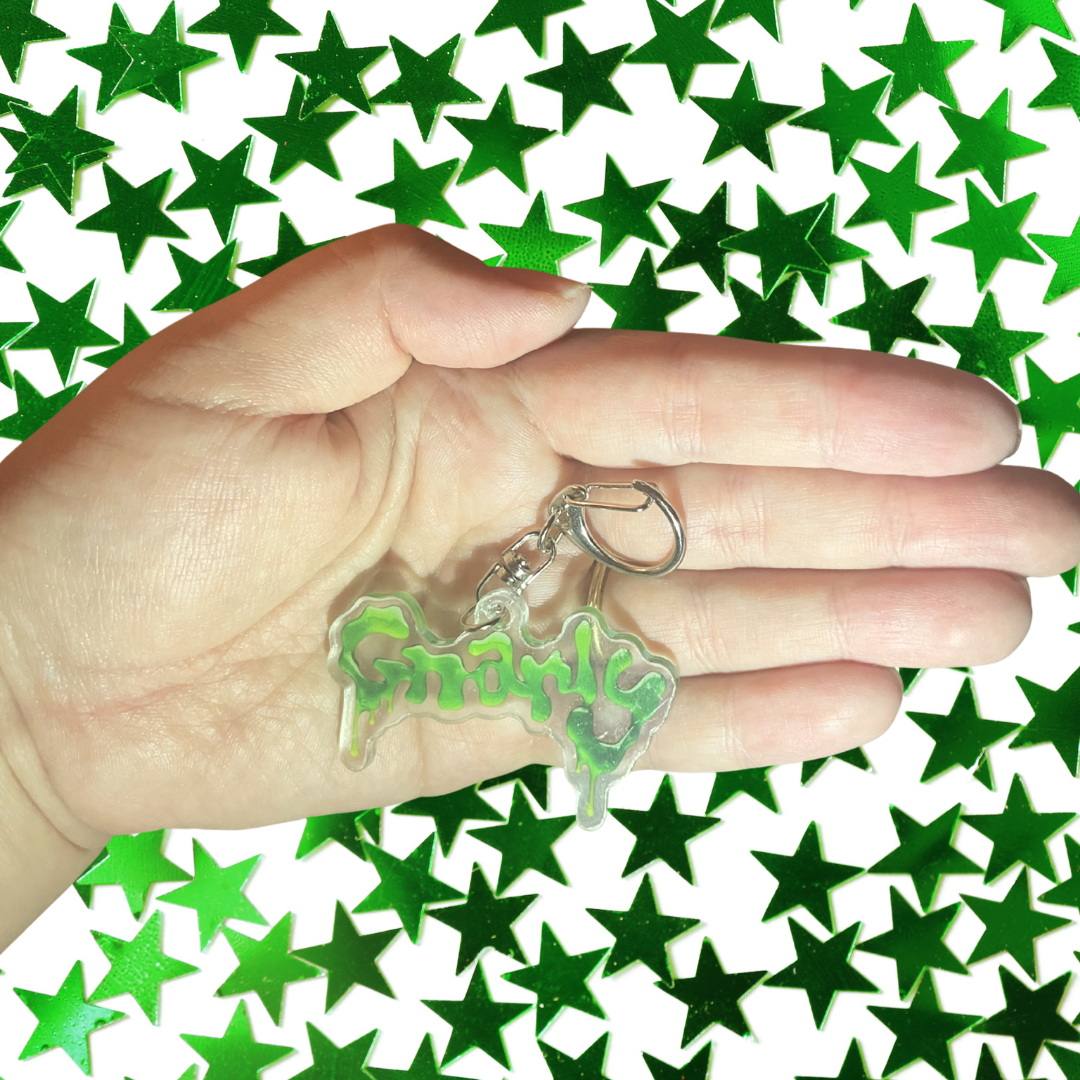 Green Katseye Gnarly Global Pop Star Acrylic Keychain Aesthetic Girl Group Soft Is Strong Inspired Charm