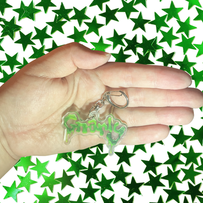 Green Katseye Gnarly Global Pop Star Acrylic Keychain Aesthetic Girl Group Soft Is Strong Inspired Charm