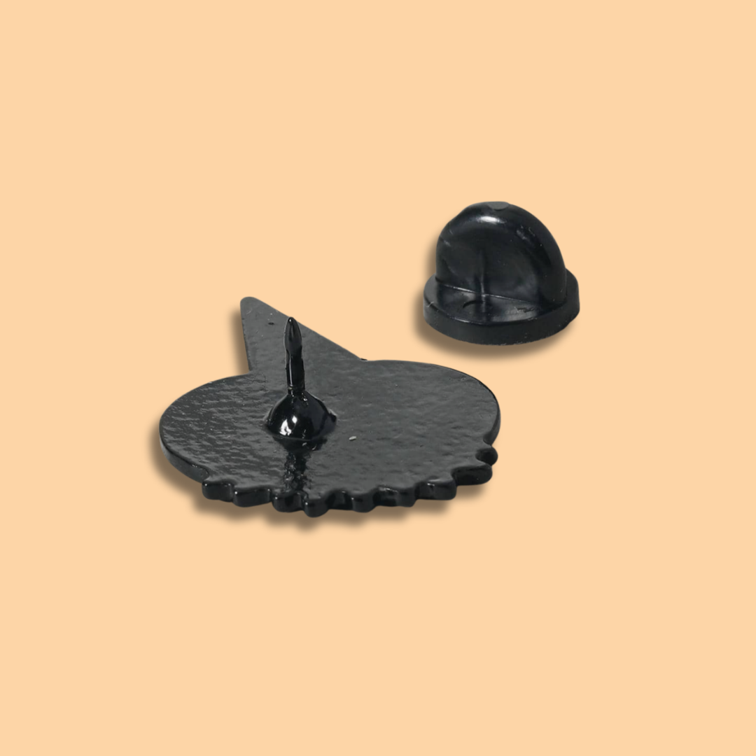 Over the Garden Wall Pottsfield Pumpkin Person Enamel Pin
