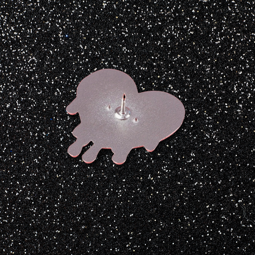 "Elder Emo" Enamel Pin - Funny Emo Music Nostalgia & Millennial Humor Lapel Pin