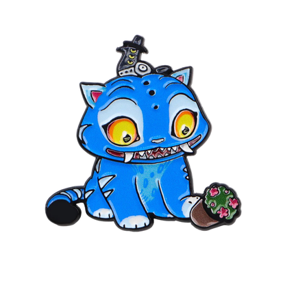 K-Pop Hunters Enamel Pin - Derpy Tiger & Sussie Magpie