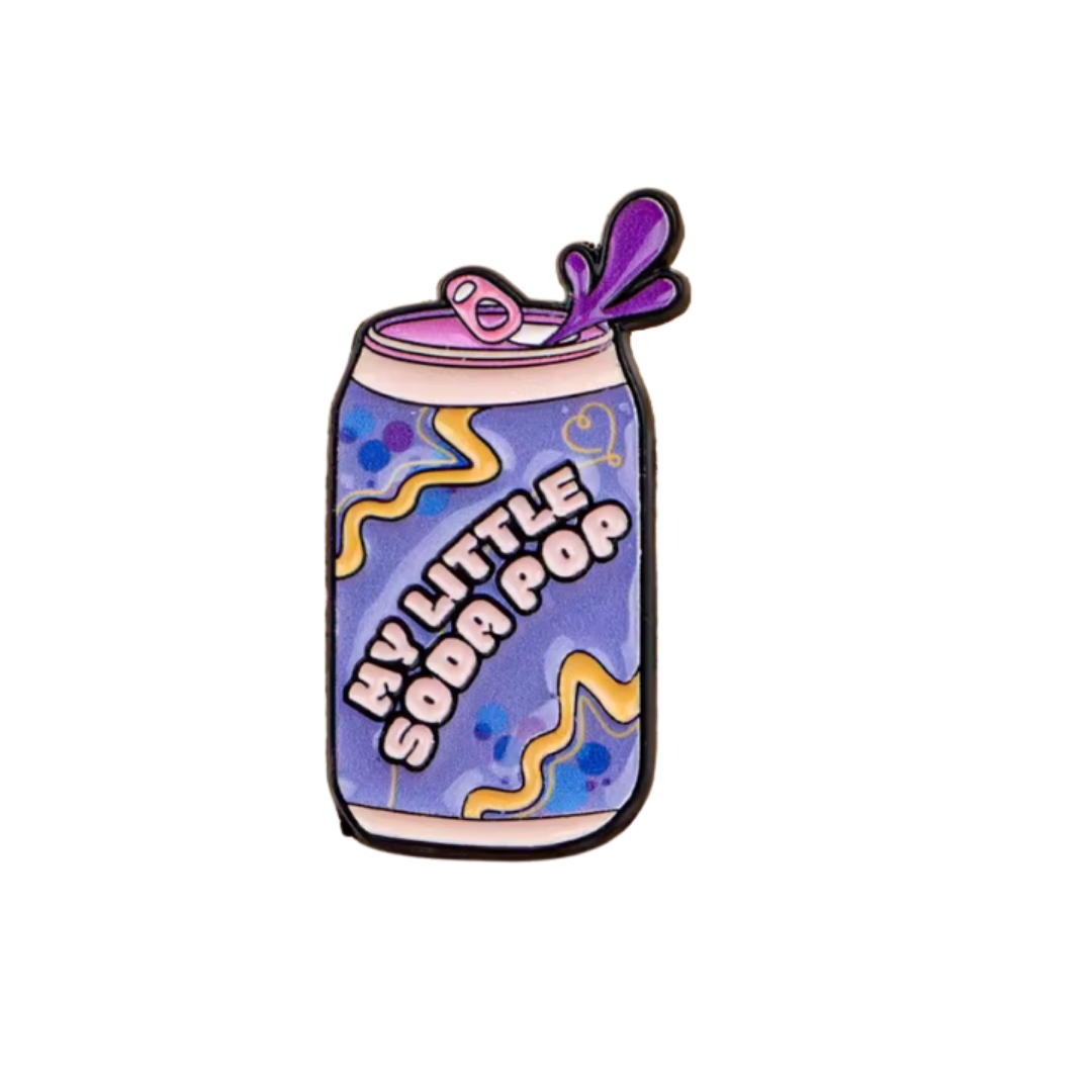 Soda Pop K-Pop Saja Boys Enamel Pin - Cute Anime & Niche Fan Art Collectible