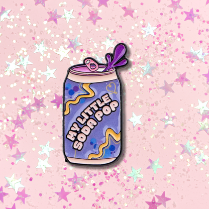 Soda Pop K-Pop Saja Boys Enamel Pin - Cute Anime & Niche Fan Art Collectible
