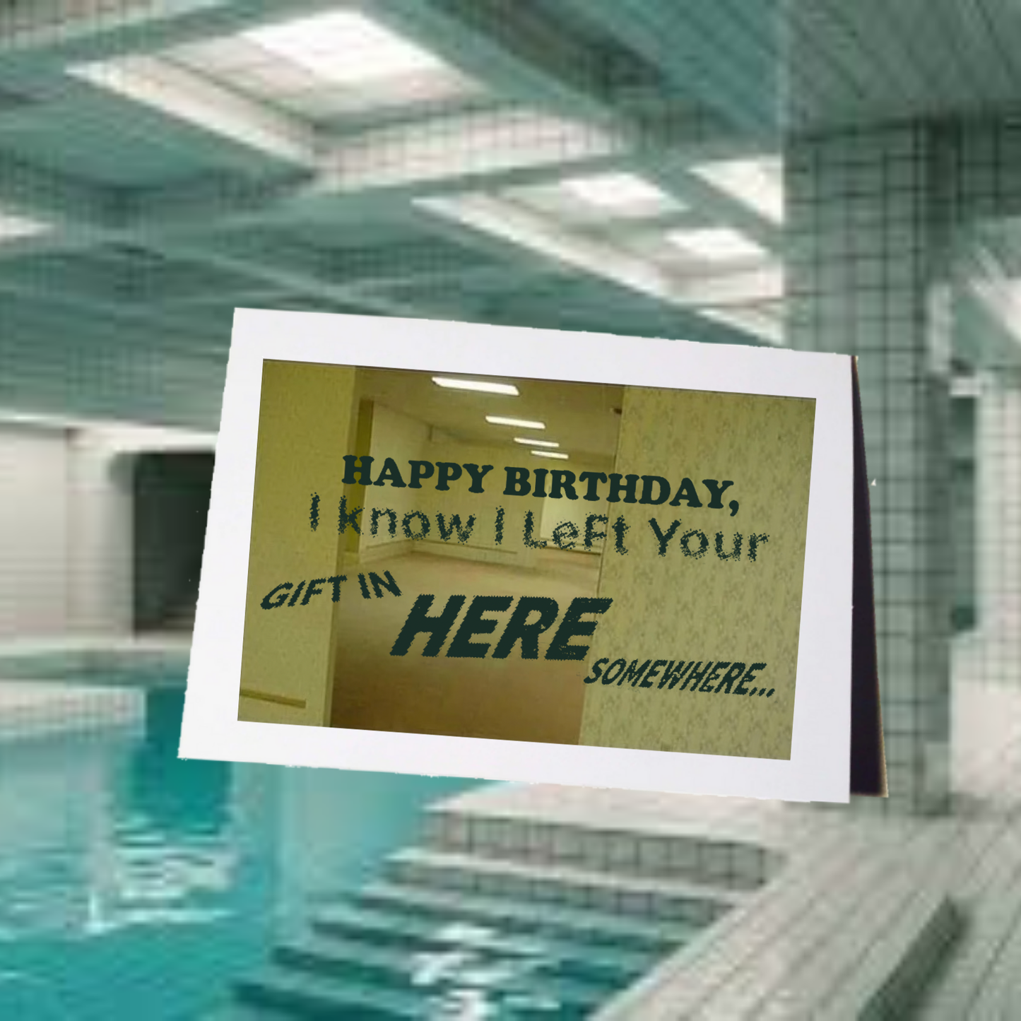 The Backrooms Birthday Greeting Card