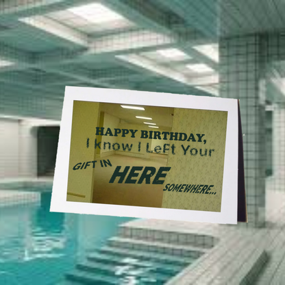 The Backrooms Birthday Greeting Card