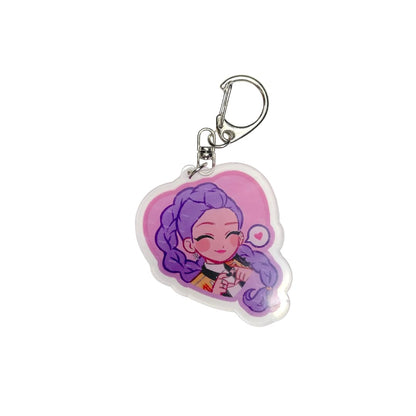 Kpop Demon Hunter Rumi Acrylic Keychain Anime Merchandise Fandom Accessory Gift (Copy)