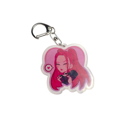 Kpop Demon Hunter Rumi Acrylic Keychain Anime Merchandise Fandom Accessory Gift (Copy)