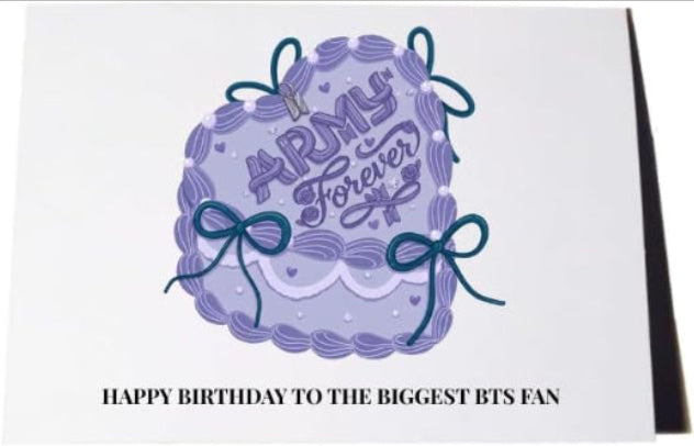 Ratbone Skinny Biggest BTS Fan Birthday Card