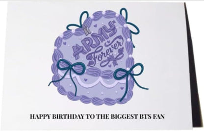 Ratbone Skinny Biggest BTS Fan Birthday Card