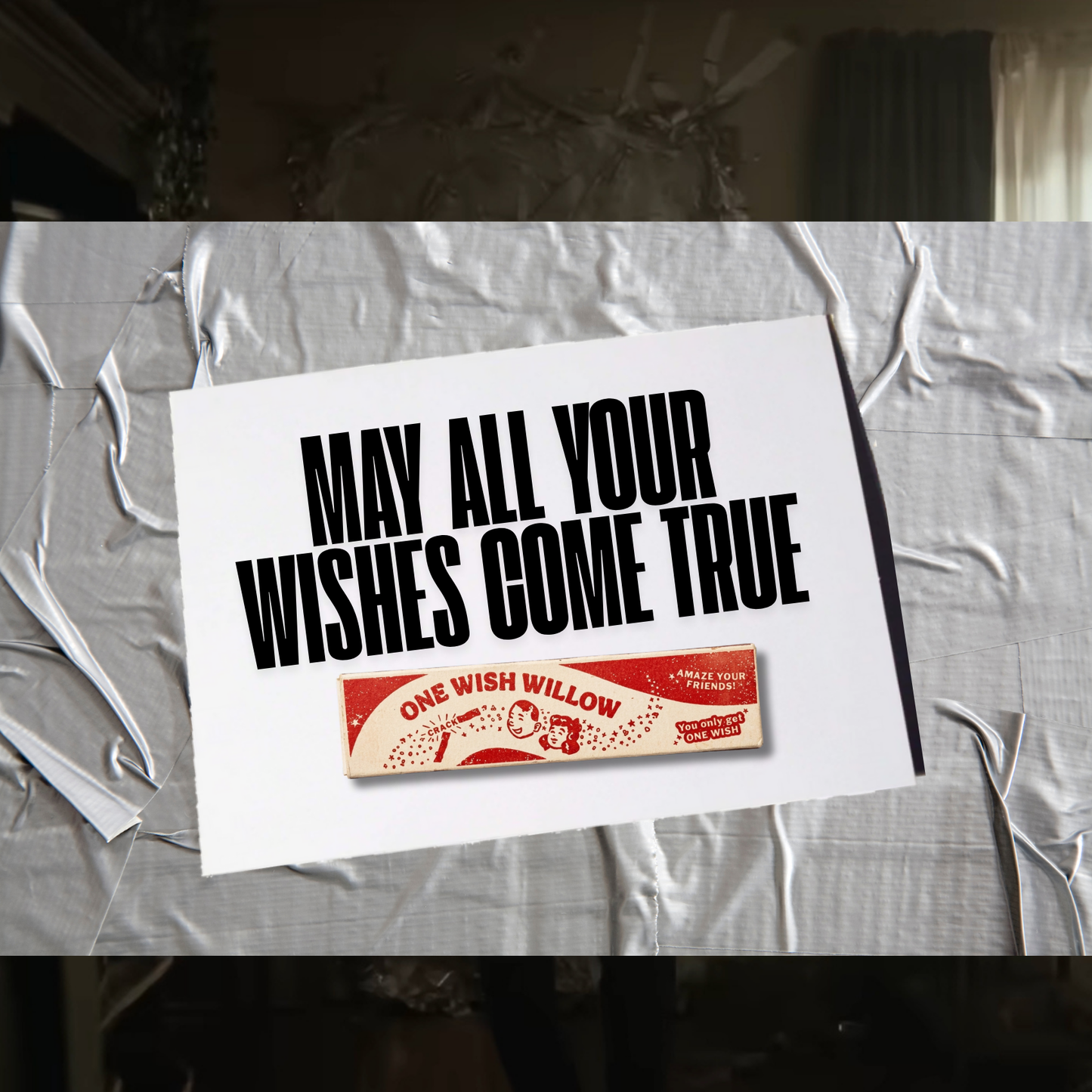 Obsession Movie Inspired One Wish Willow Greeting Card