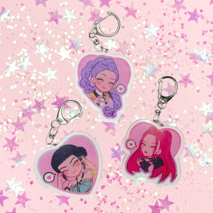 Kpop Demon Hunter Rumi Acrylic Keychain Anime Merchandise Fandom Accessory Gift (Copy)